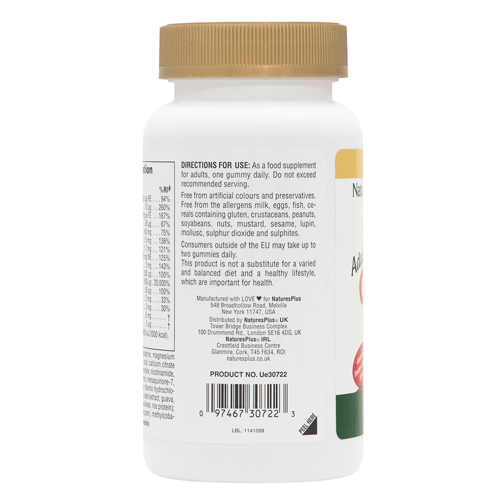 Source of Life GOLD Adult Gummies Whole Food Multi-Vitamin  60's