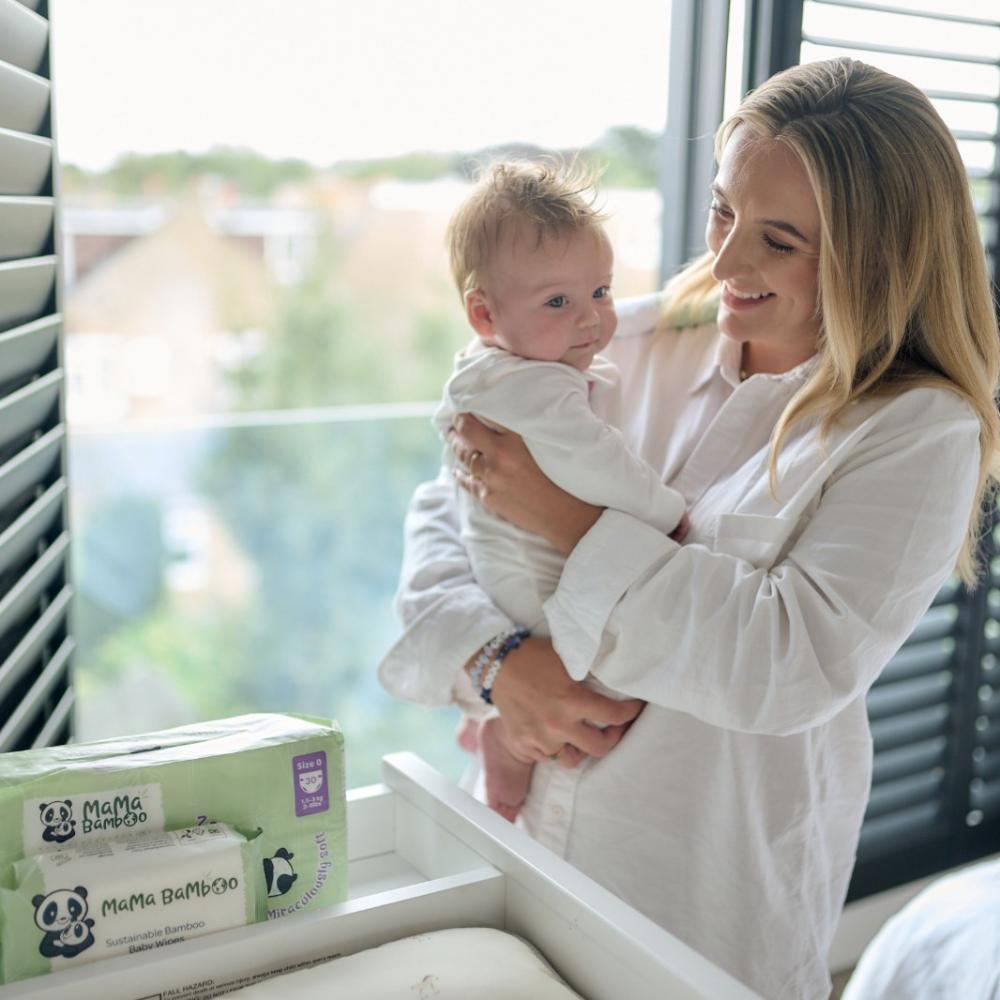 Sustainable Bamboo Nappies Size 1 (2-4kg 4-9lb) 35's