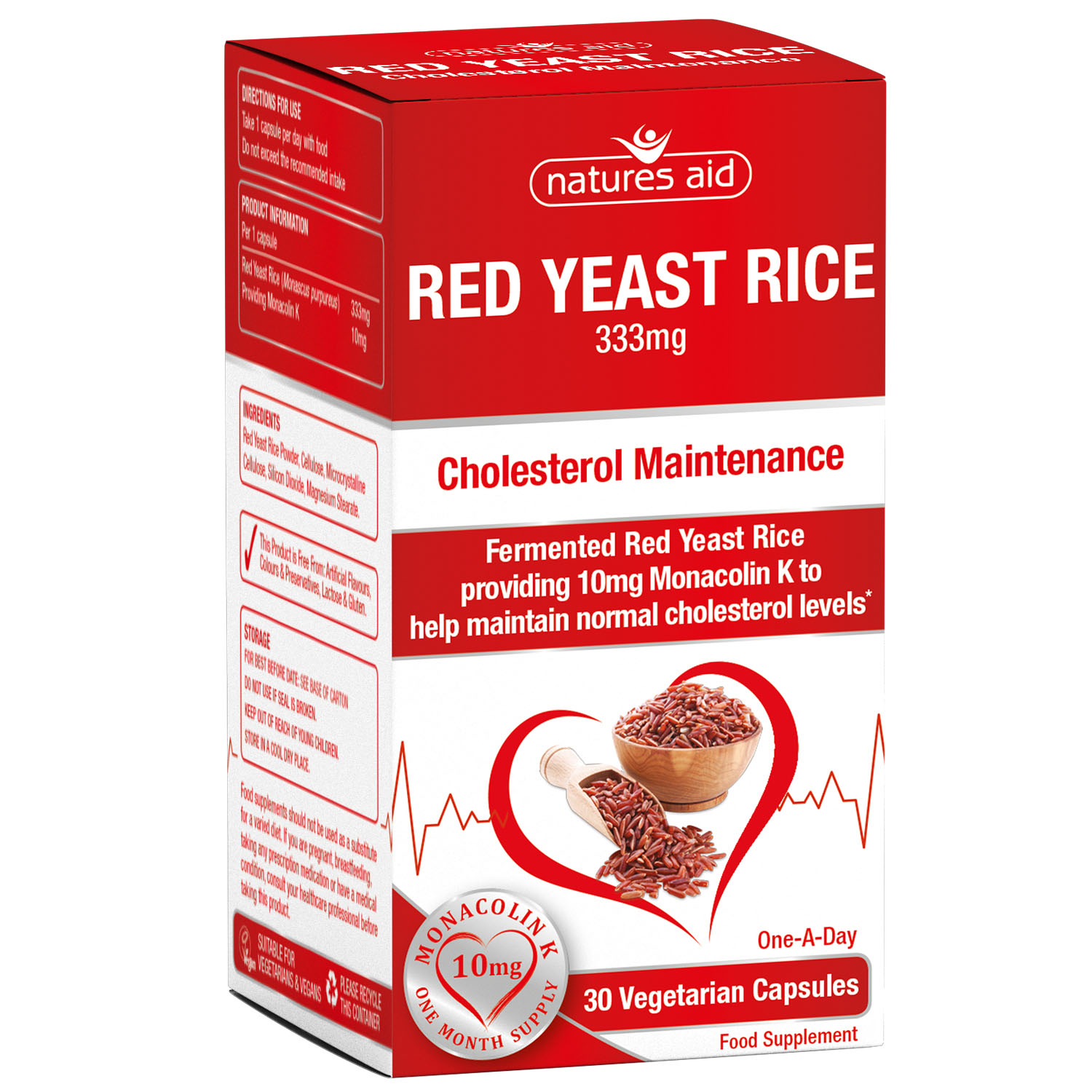 Red Yeast Rice 333mg 30's The Natural Dispensary