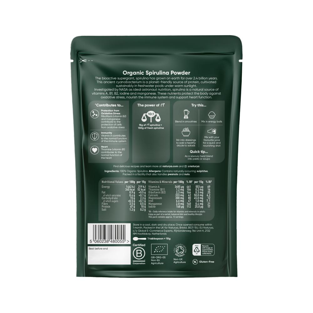 Organic Spirulina Powder 200g