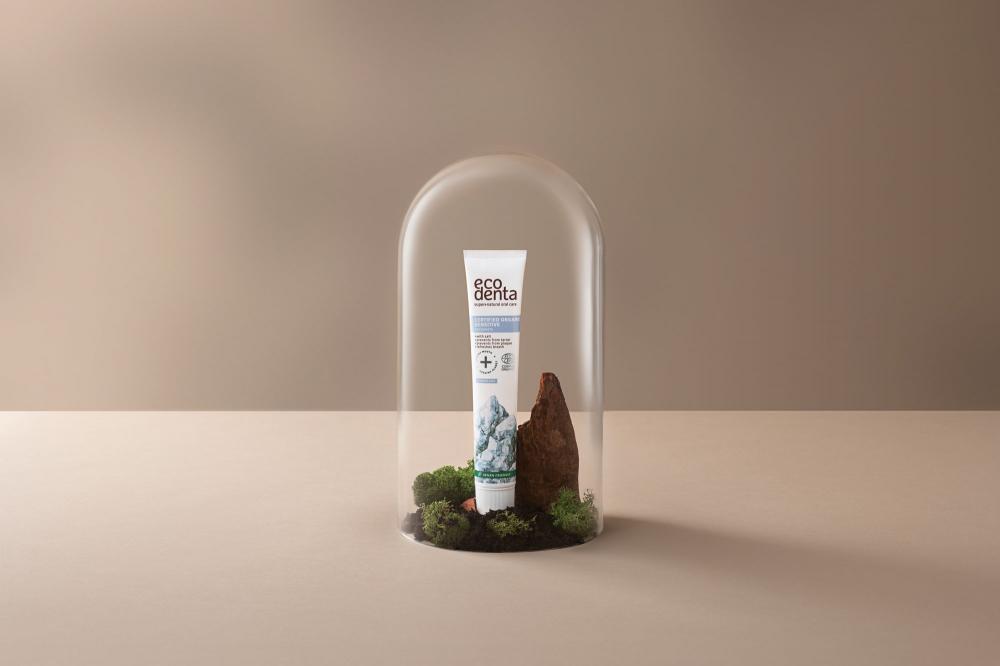 Certified Organic Sensitive Toothpaste with Salt Fluoride Free 75ml