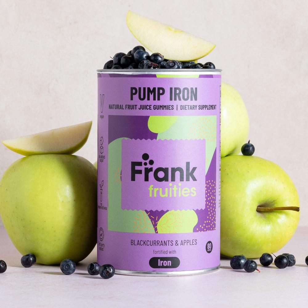 Pump Iron Natural Fruit Gummies 80's