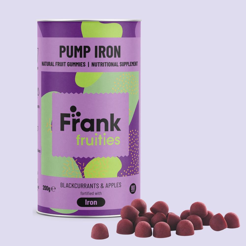 Pump Iron Natural Fruit Gummies 80's