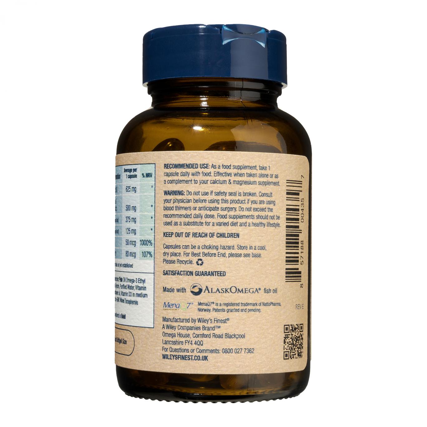 Omega-3 with K2 & D3 500mg 60s