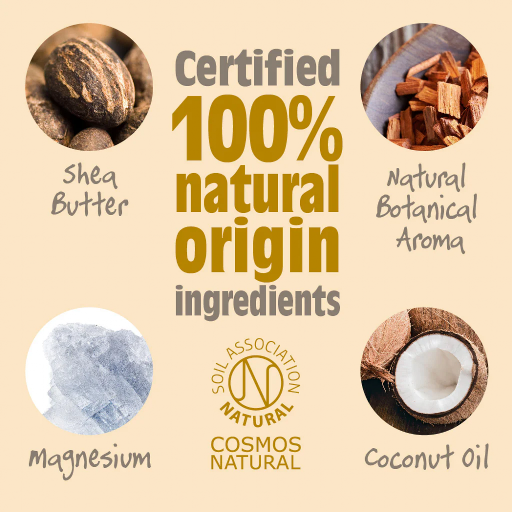 Amber & Sandalwood Deodorant Stick - Use or Refill 75g