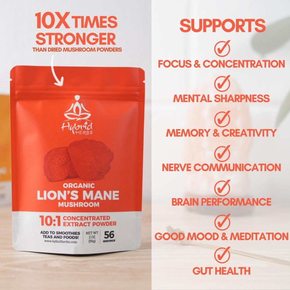 Organic Lion's Mane Mushroom 56g