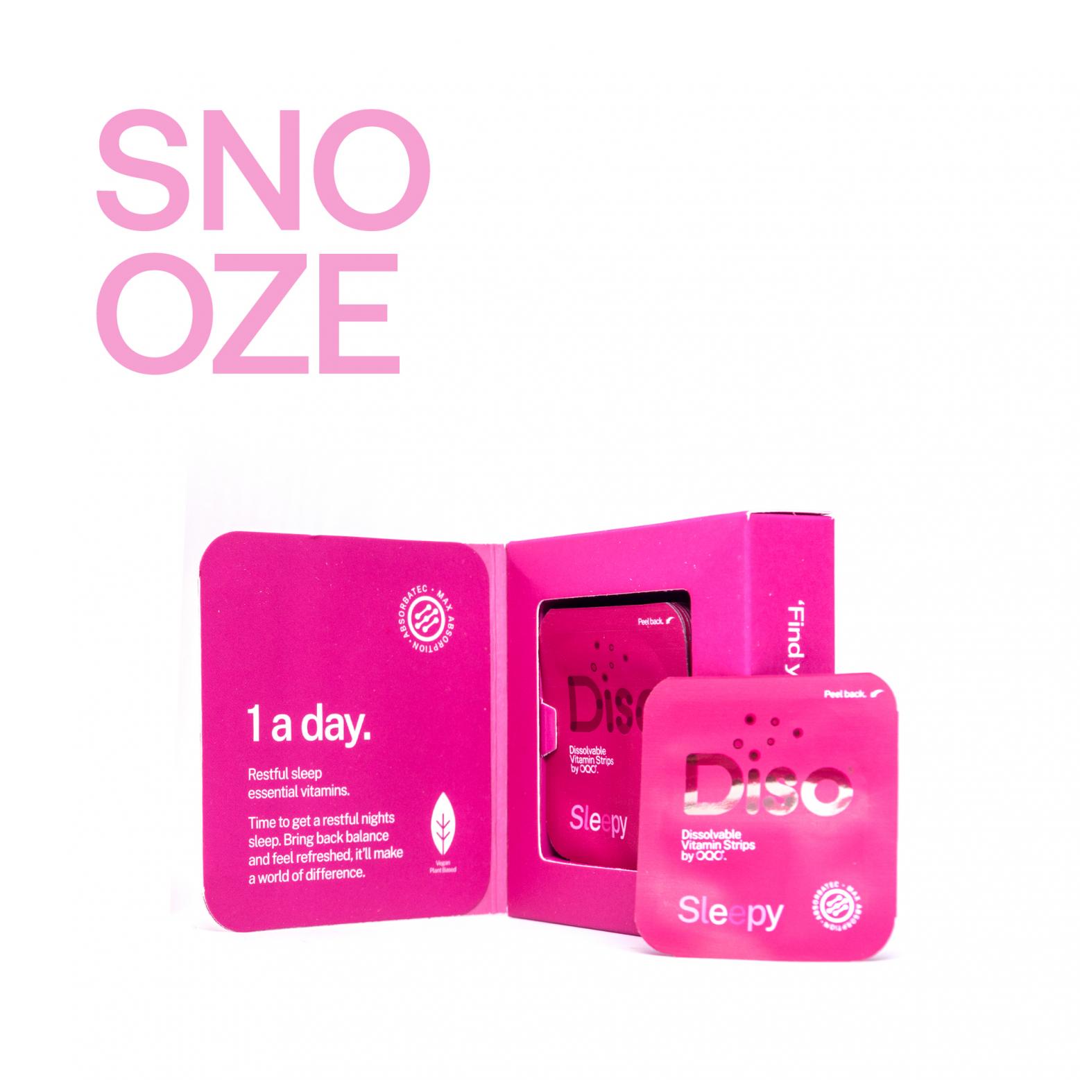 Snooze Dissolvable Vitamin Strips 30's