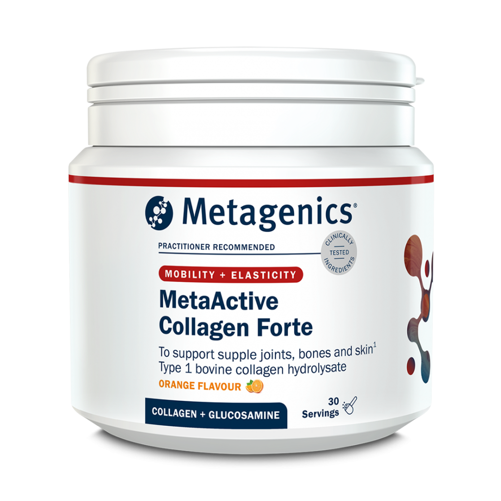 MetaActive Collagen Forte Orange Flavour 30 Servings (Formerly Nutri Adv. Collagen Forte NUT-6999)