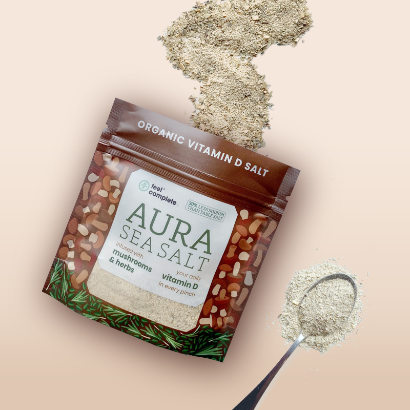 Aura Sea Salt Mushrooms & Herbs (Organic) 80g