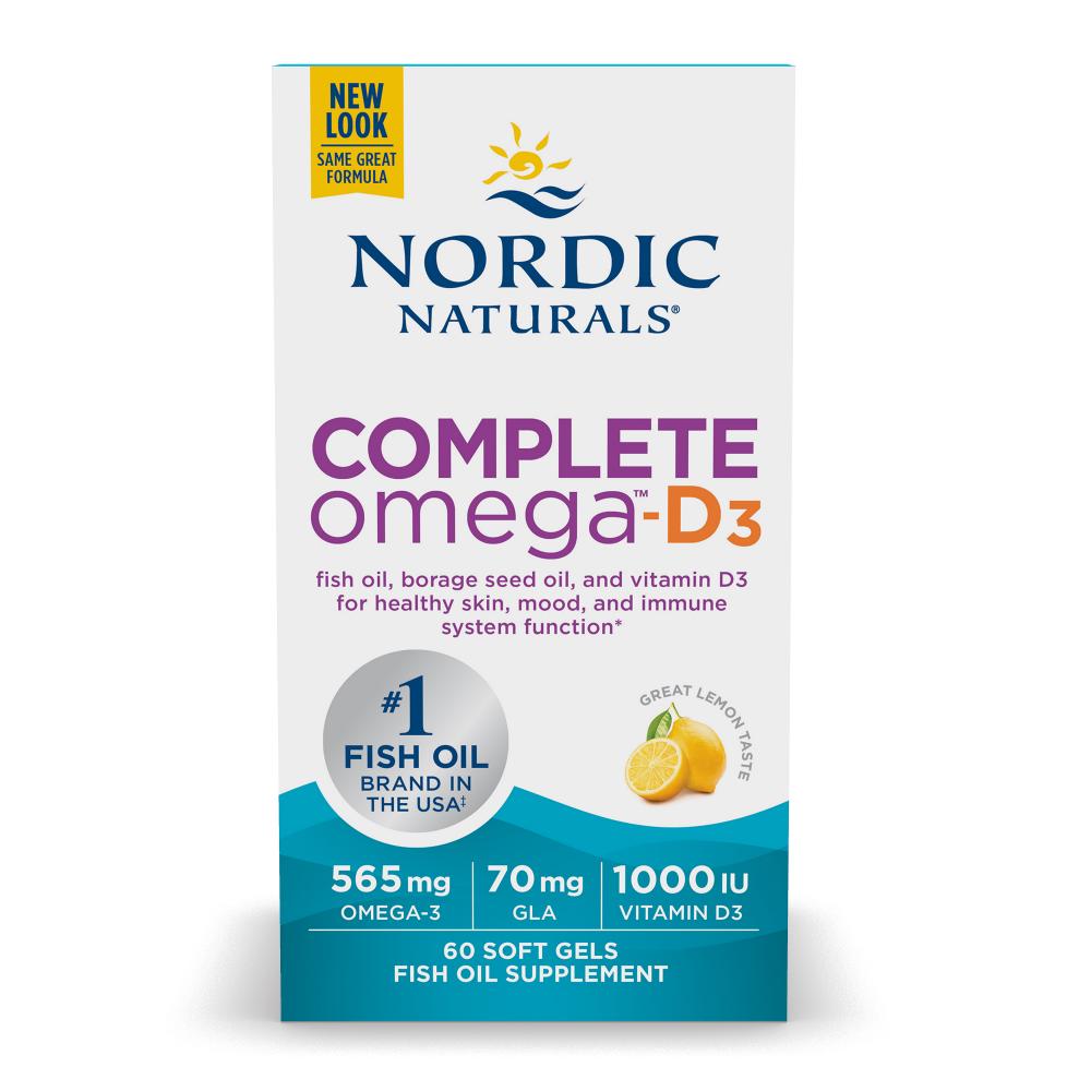 Complete Omega-D3 Lemon 60s