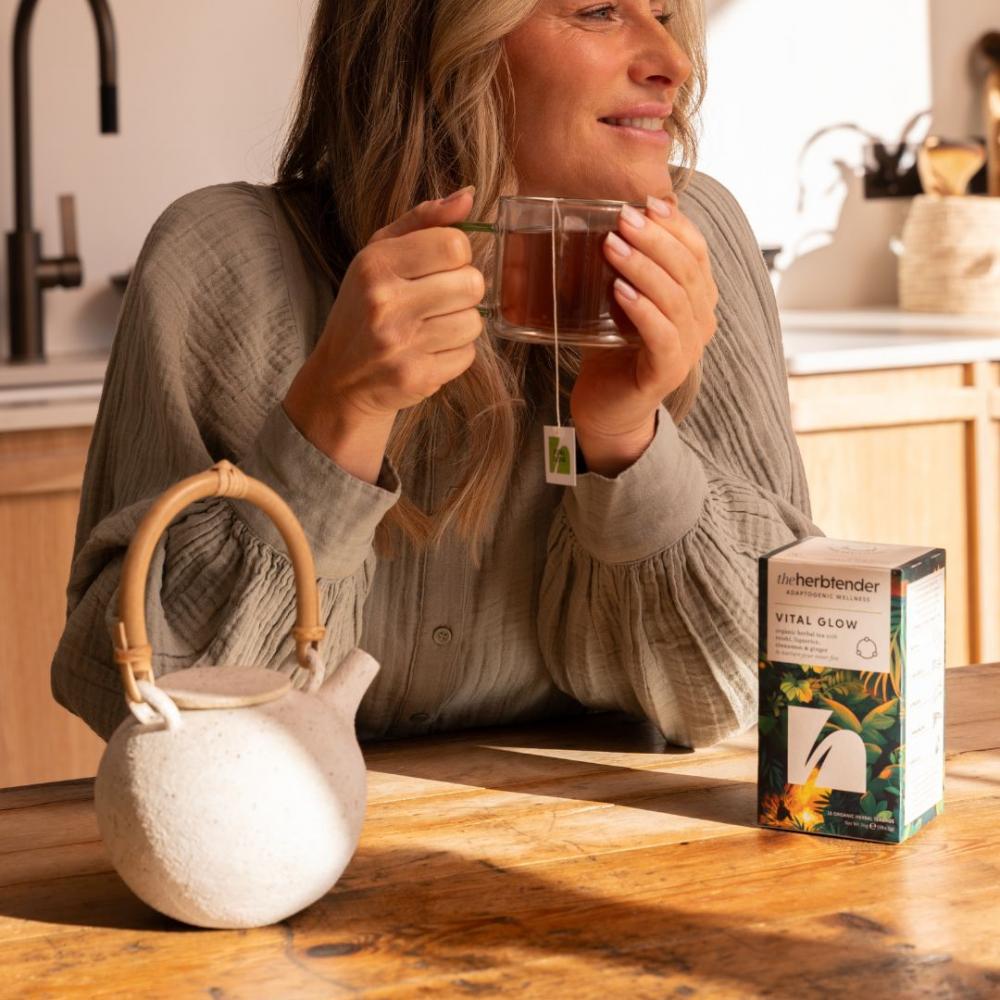 Vital Glow Organic Herbal Tea 18s