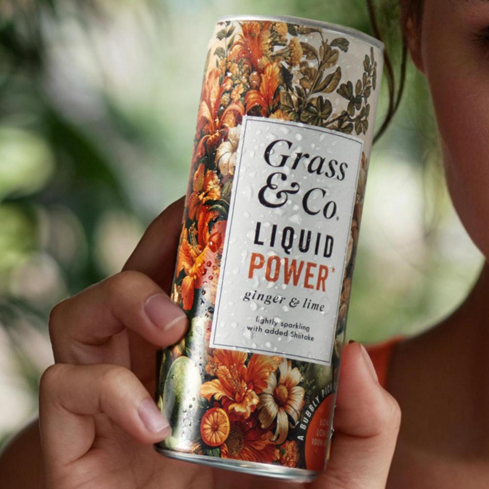 Liquid POWER Ginger & Lime with Shiitake Nootropic Drink 250ml