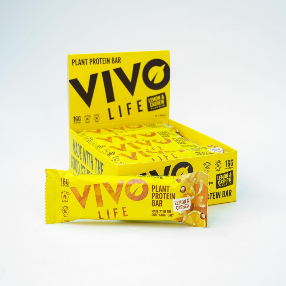 Plant Protein Bar Lemon & Cashew 65g x12 CASE (Currently Unavailable)