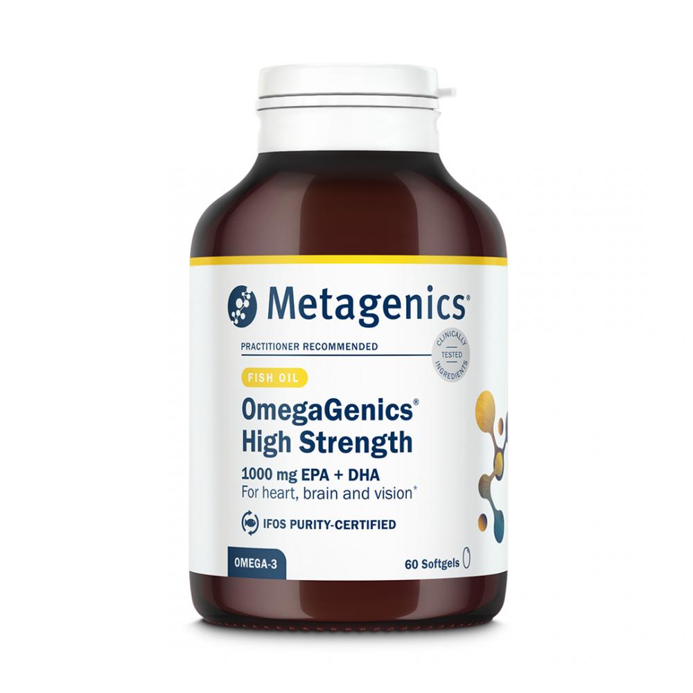OmegaGenics High Strength Omega-3 Fish Oil 60's