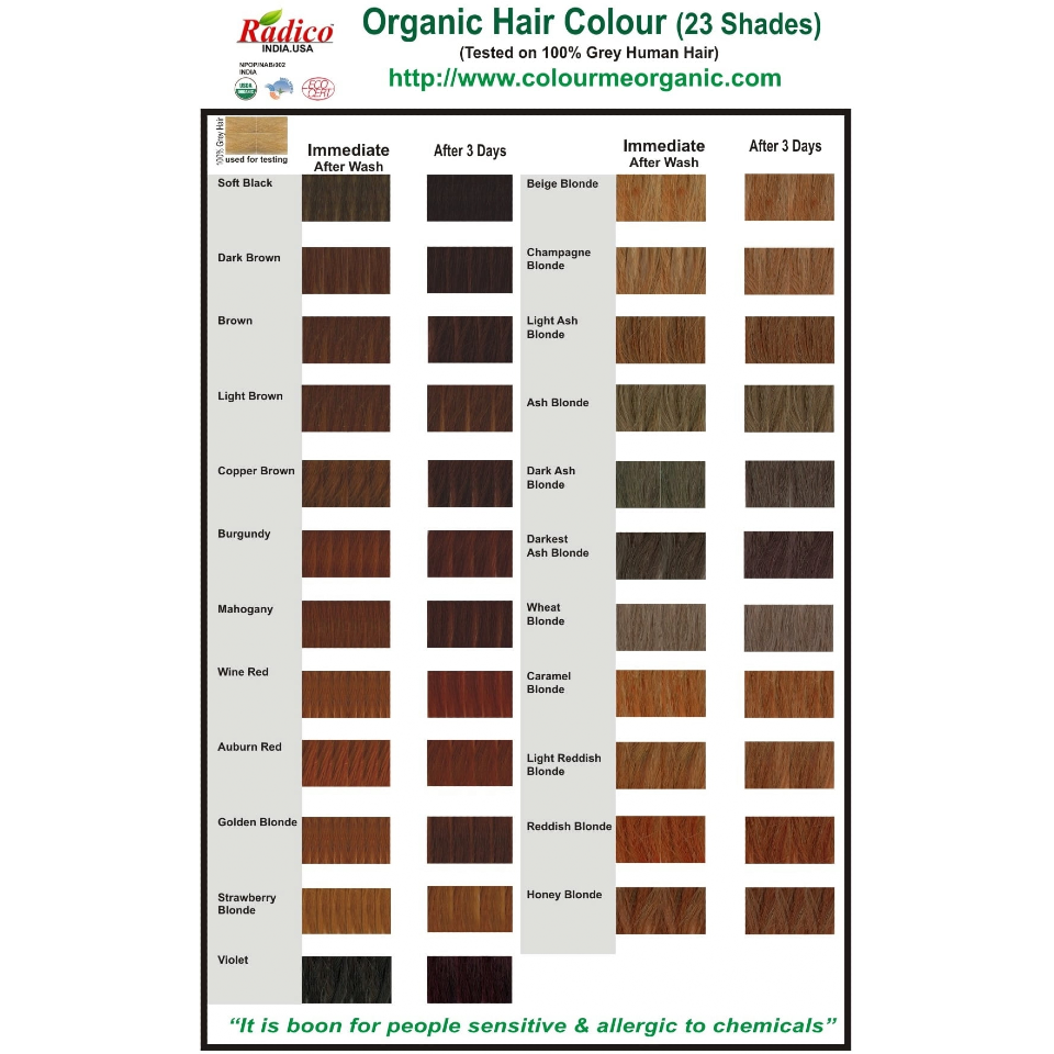 Organic Hair Colour Mahogany 100g
