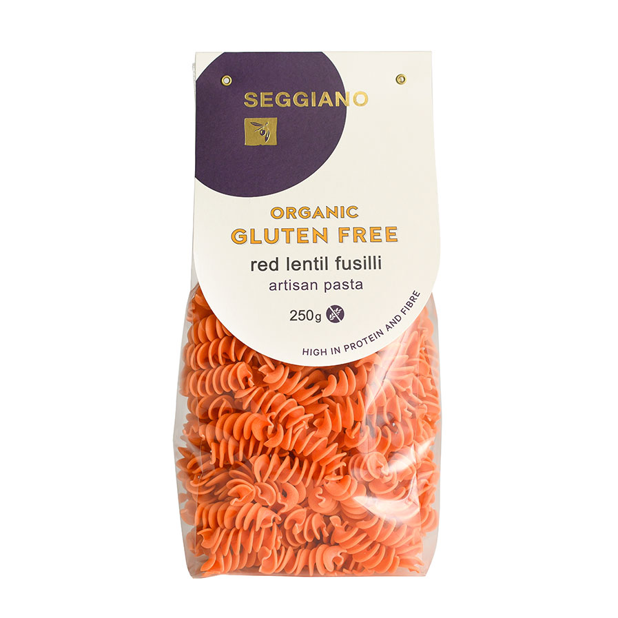 Organic Gluten Free Red Lentil Fusili 250g