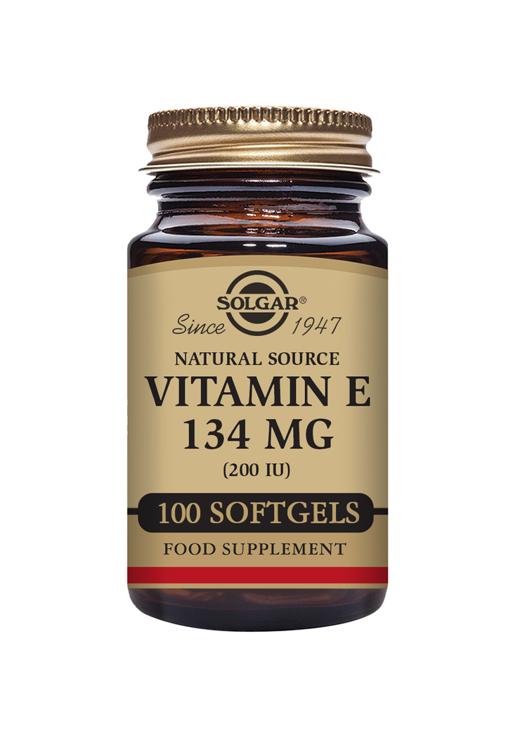 Natural Source Vitamin E 134mg (200iu) 100 Vegetable Softgels