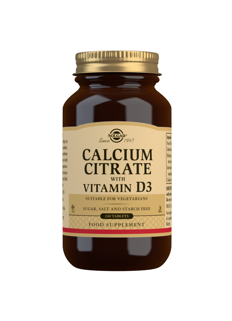 Calcium Citrate with Vitamin D3 240's