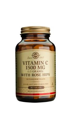 Vitamin C 1500mg with Rose Hips 90's