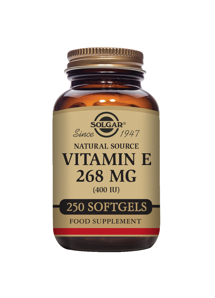 Natural Source Vitamin E 268mg (400iu) 250 Softgels