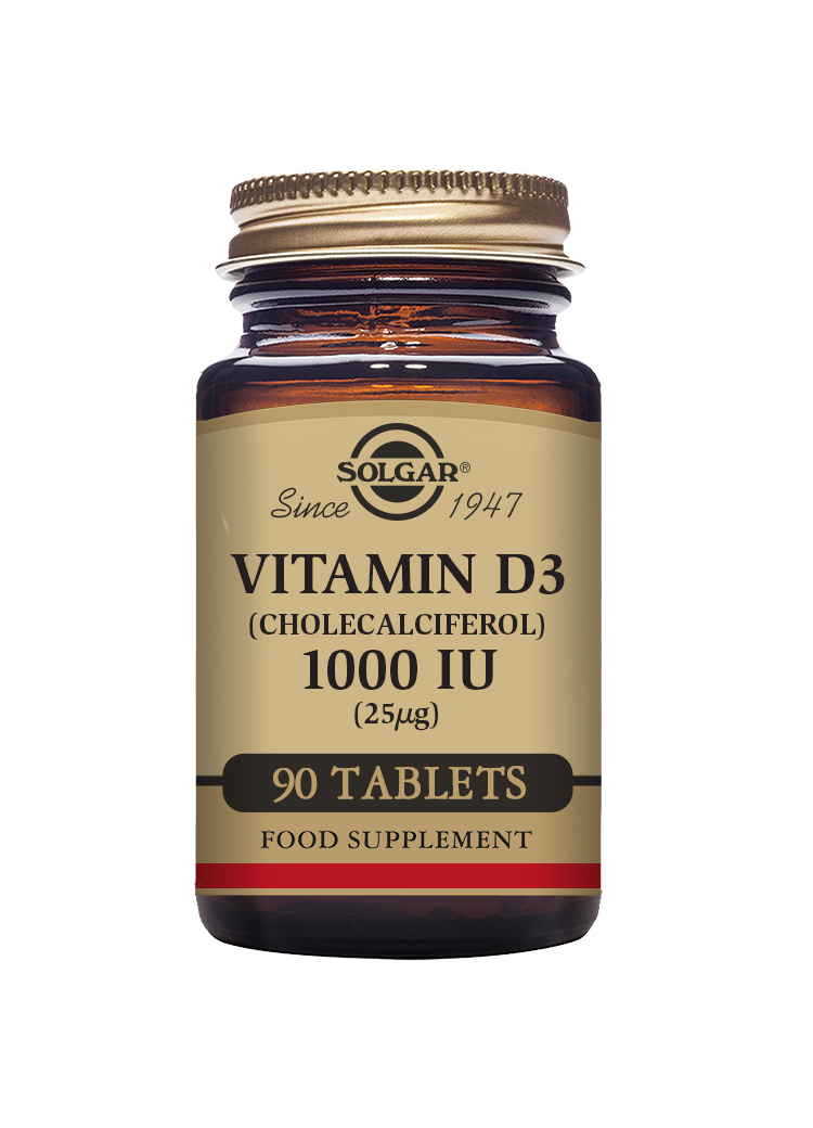 Vitamin D3 (Cholecalciferol) 1000iu (25ug) 90 Tablets