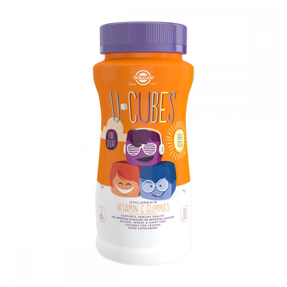 U-Cubes Children's Vitamin C Gummies 90's