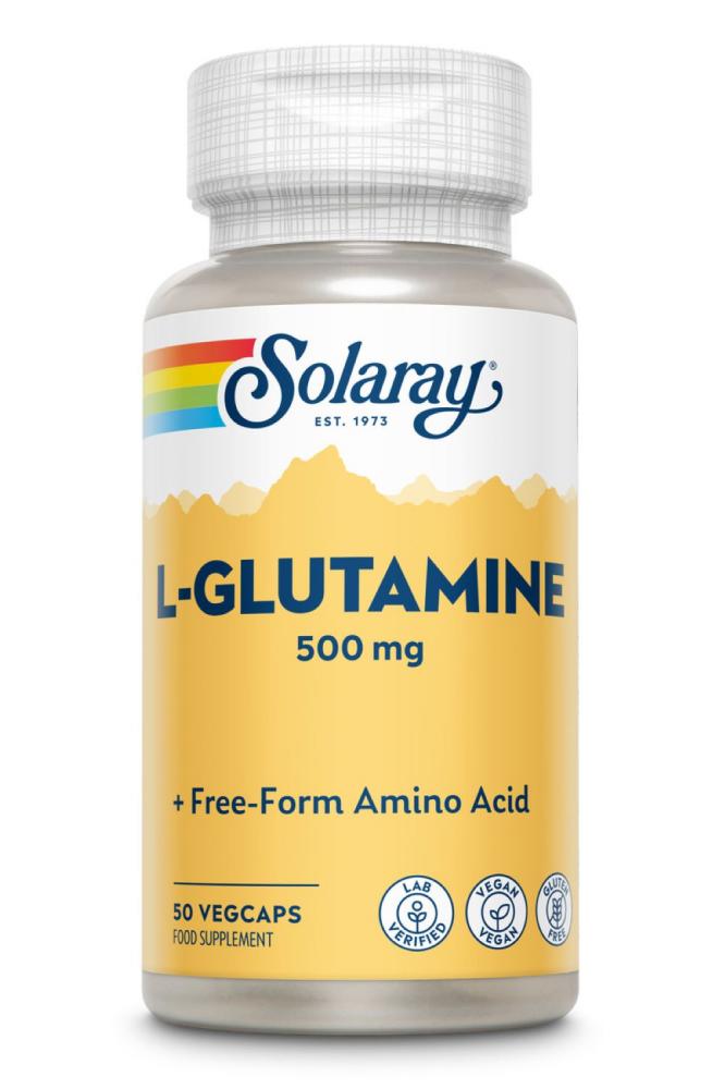 L-Glutamine 500mg + Free-Form Amino Acid 50's