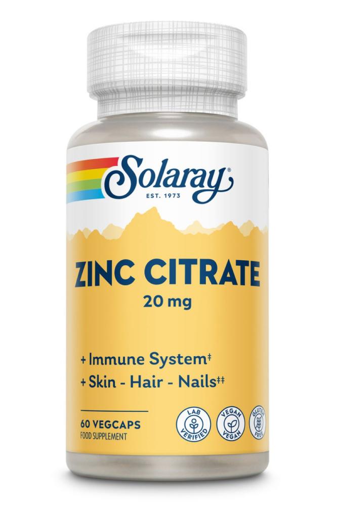 Zinc Citrate 20mg 60's