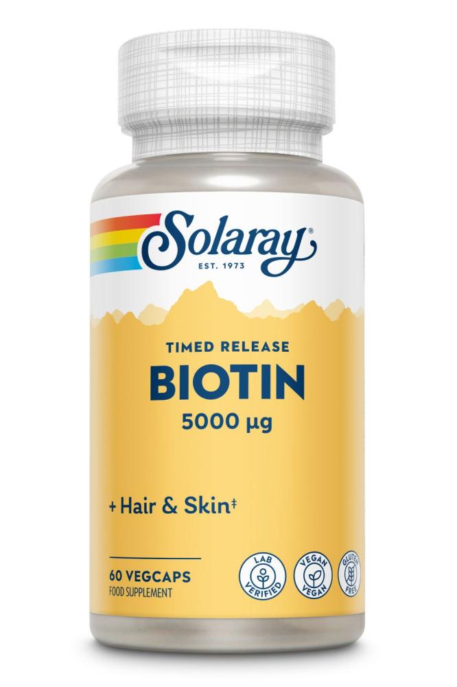 Biotin 5000ug Timed-Release 60's