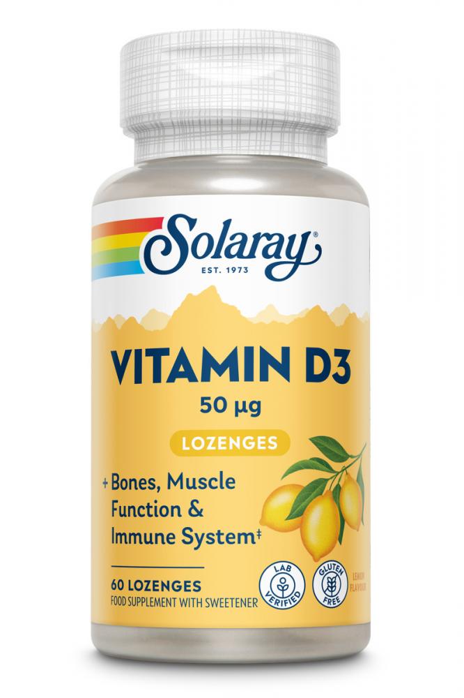 Vitamin D3 50ug Lozenges 60's