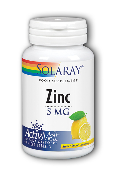 Zinc ActivMelt 5mg 60's