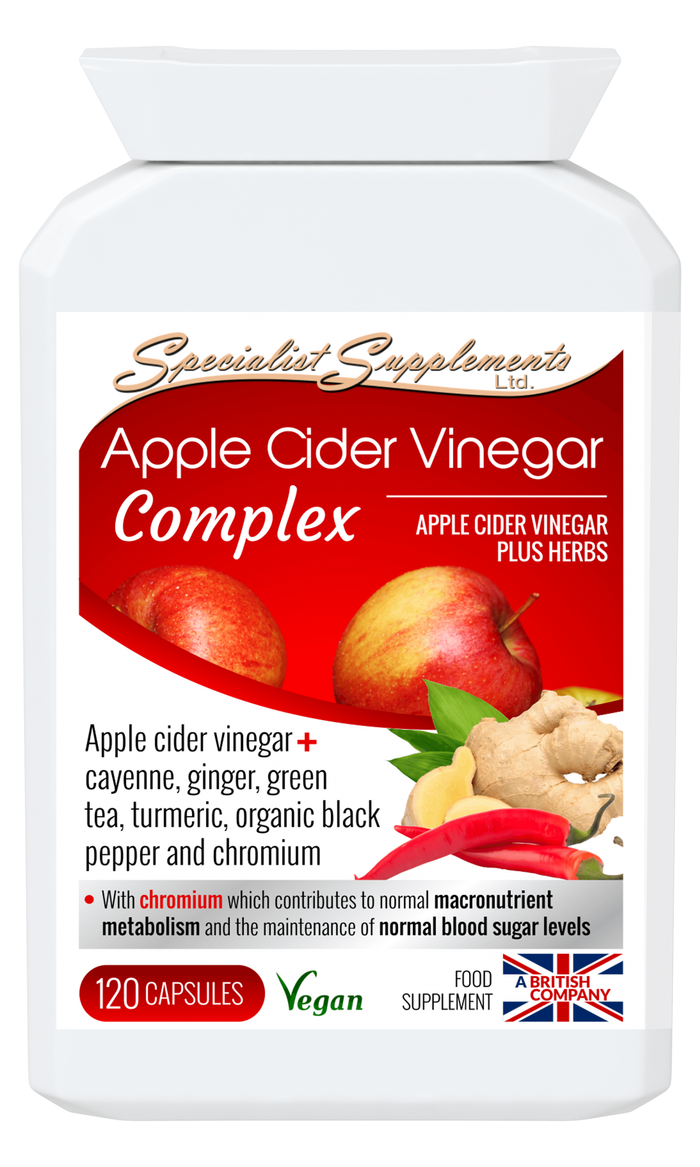 Apple Cider Vinegar Complex 120's