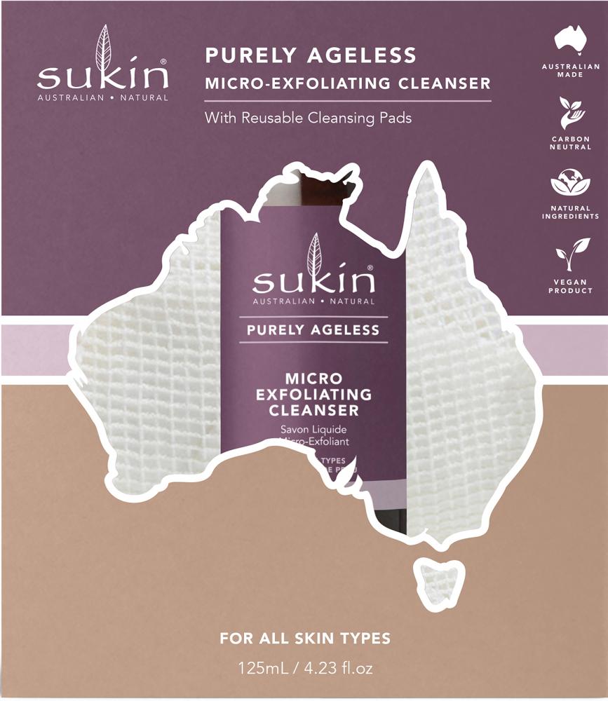 Purely Ageless Micro-Exfoliating Cleanser 125ml with Pads Gift Pack