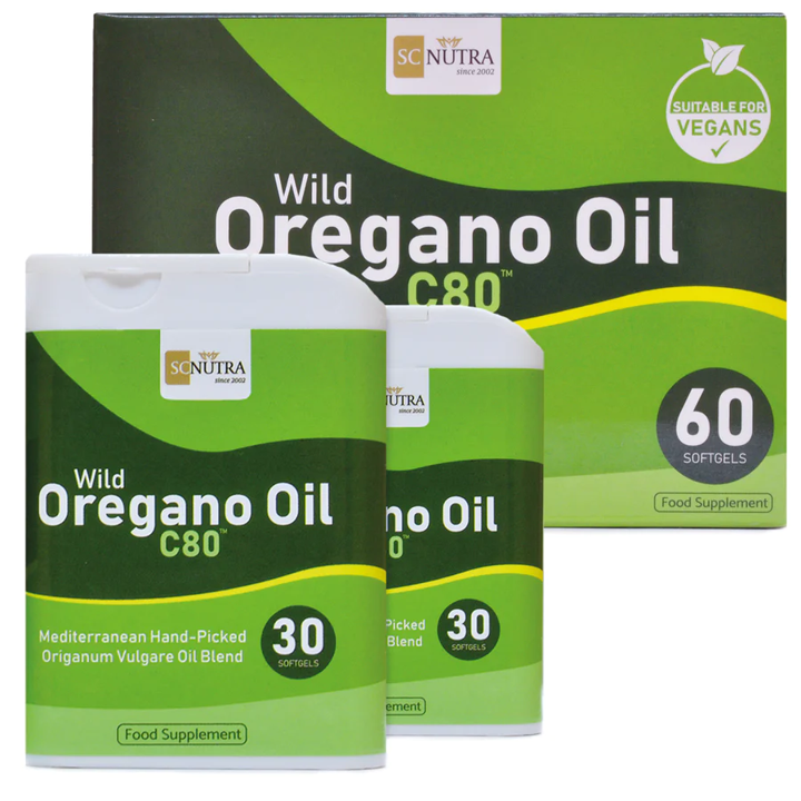 Wild Oregano Oil C80 60's