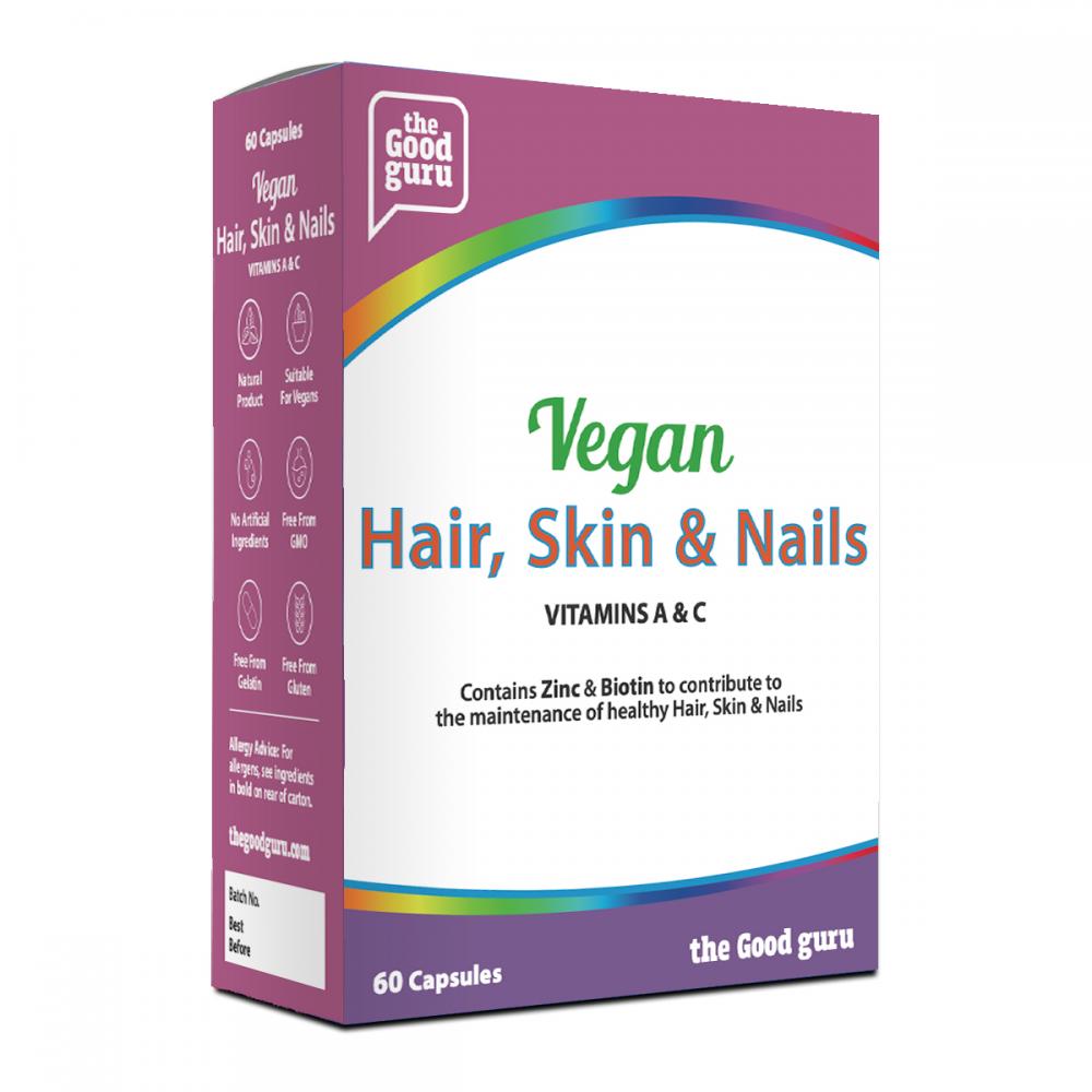 Vegan Hair, Skin & Nails 60's