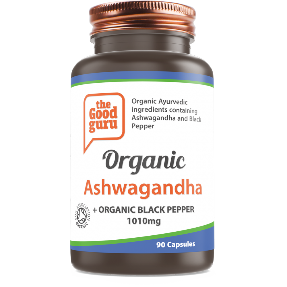 Organic Ashwagandha + Organic Black Pepper 90's