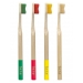 Bamboo Toothbrushes Stupendously Soft Set of 4