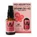 Product - High Absorption Liposomal Vitamin D3+K2 1000-3000IU Oral Spray Strawberry & Rhubarb 25ml