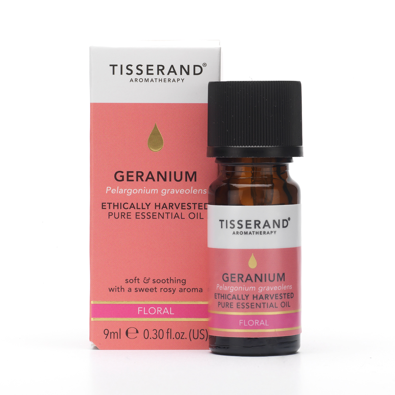 Geranium Ethically Harvested Pure Essential Oil 9ml