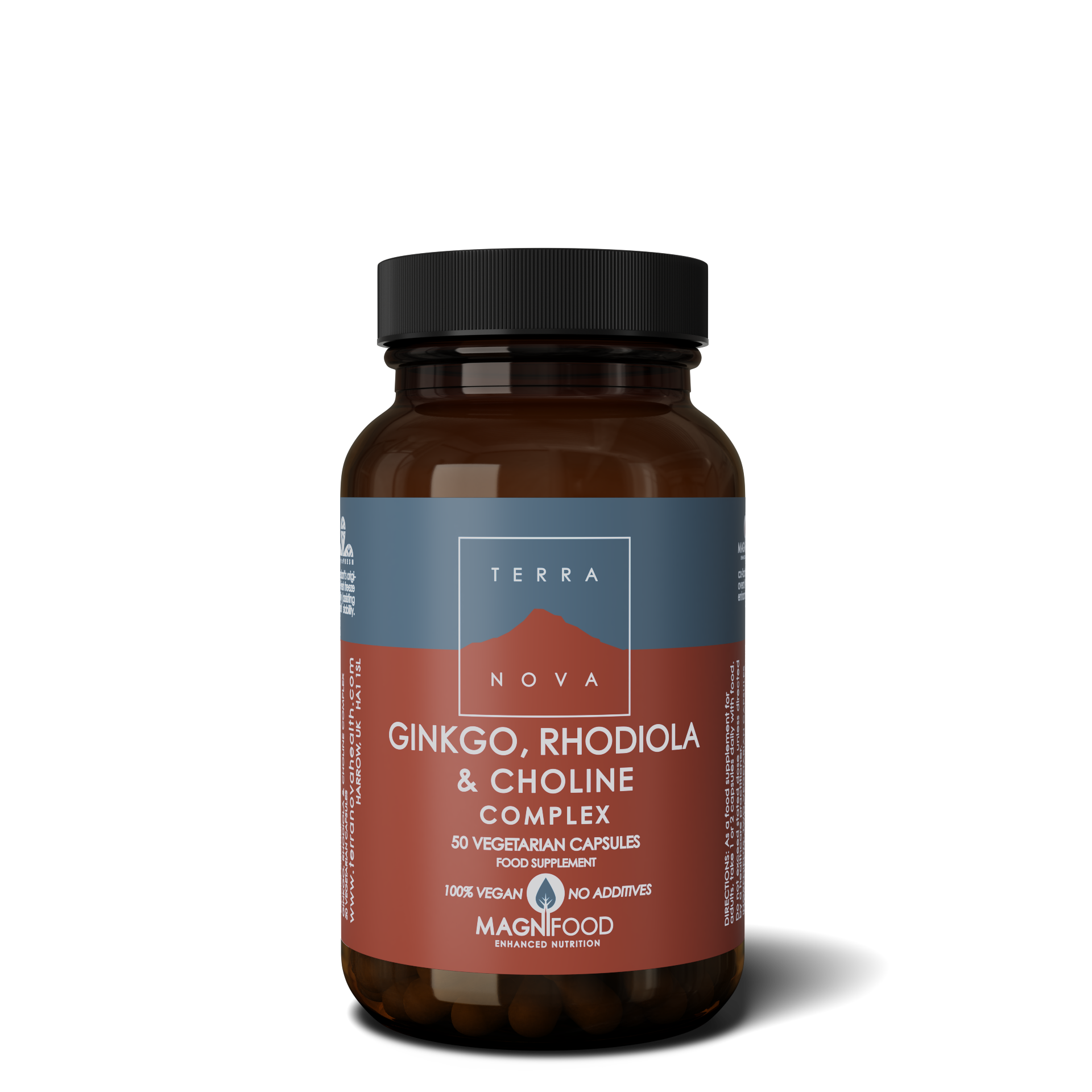 Ginkgo, Rhodiola & Choline Complex 50's