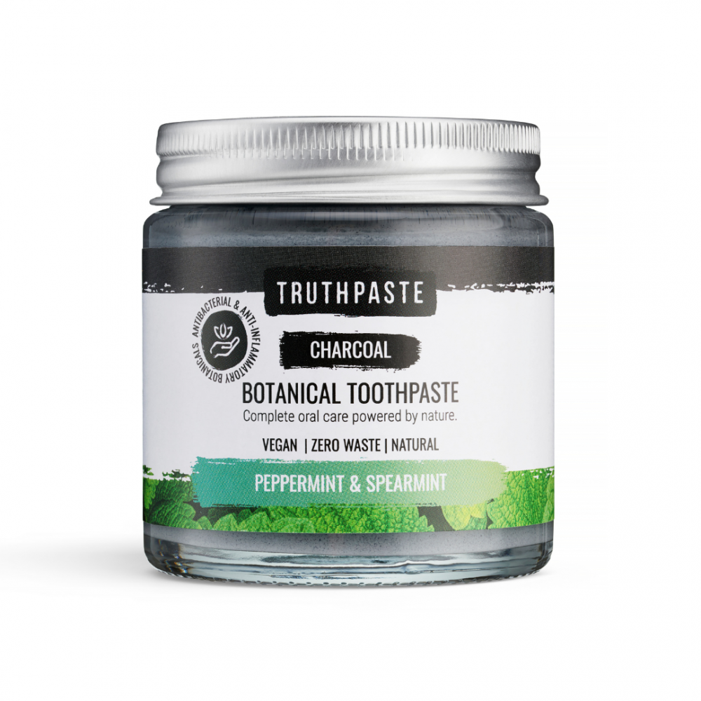 Charcoal Botanical Toothpaste Peppermint & Spearmint 100ml