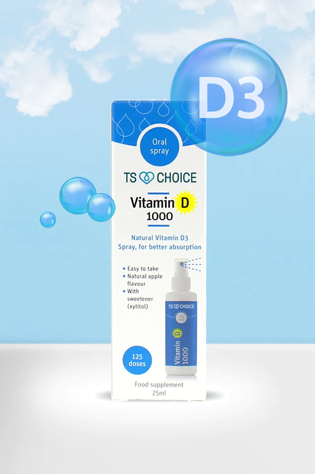 Vitamin D 1000 Oral Spray 25ml: The Natural Dispensary