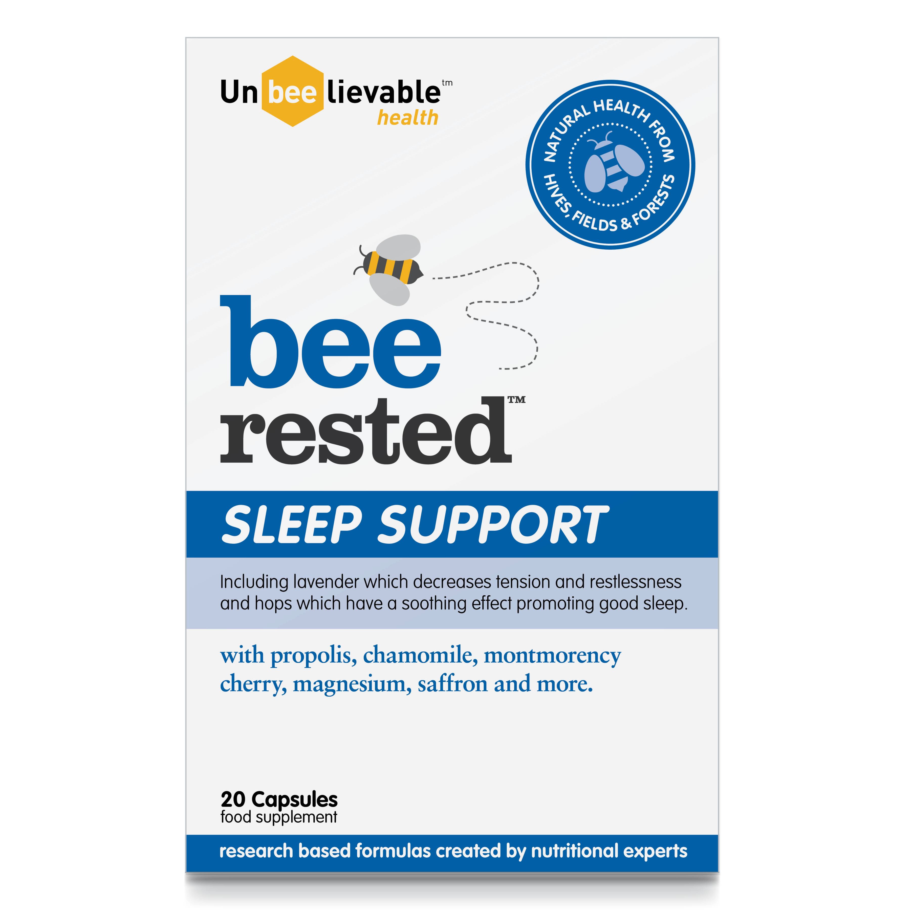 bee rested Sleep Support 20's