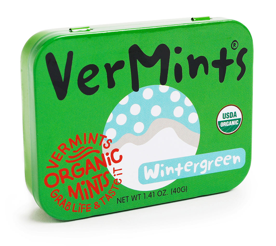 Organic Wintergreen Mints 40g