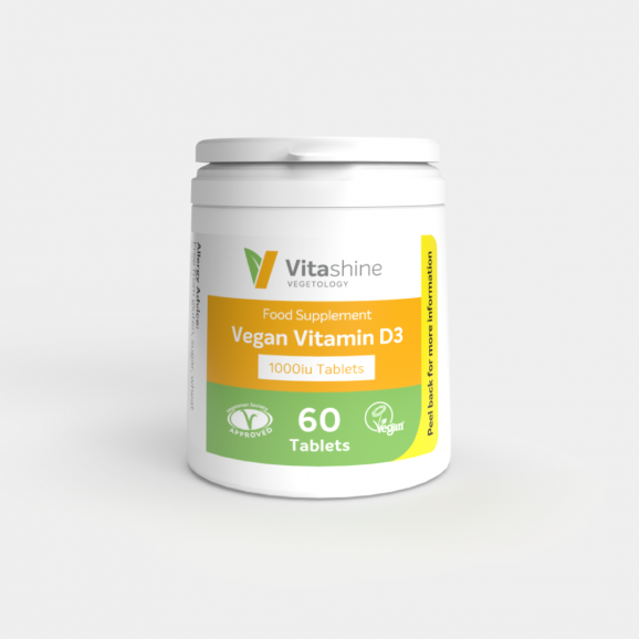 Vegan Vitamin D3 1000iu 60's: The Natural Dispensary