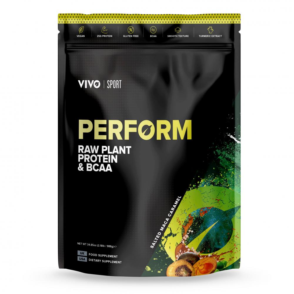 Perform Raw Plant Protein & BCAA Salted Maca Caramel 988g