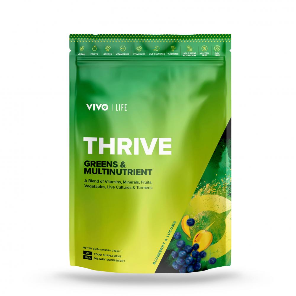 Thrive Greens & Multinutrient Blueberry & Lucuma 240g