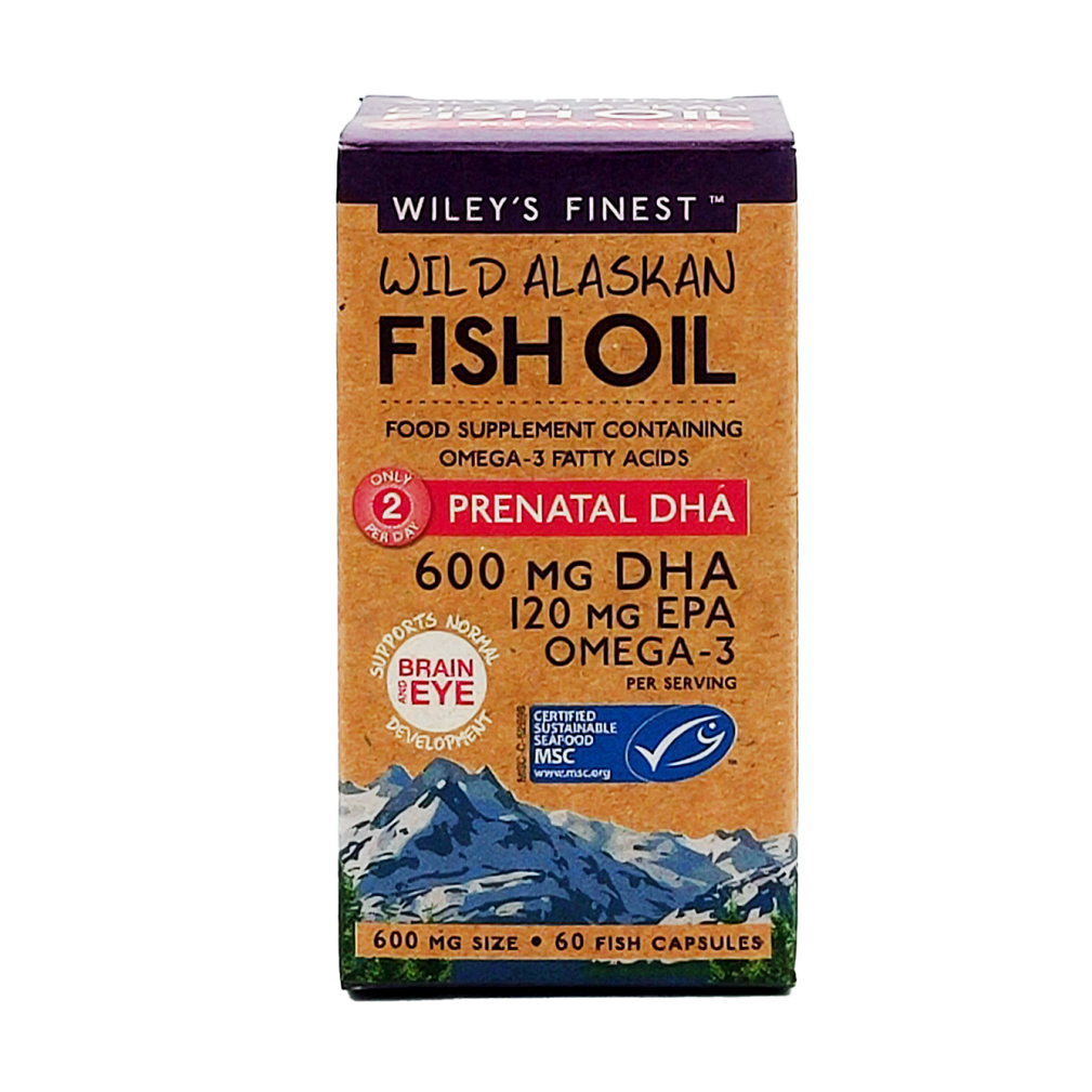 Wild Alaskan Fish Oil PRENATAL DHA 600mg 60's
