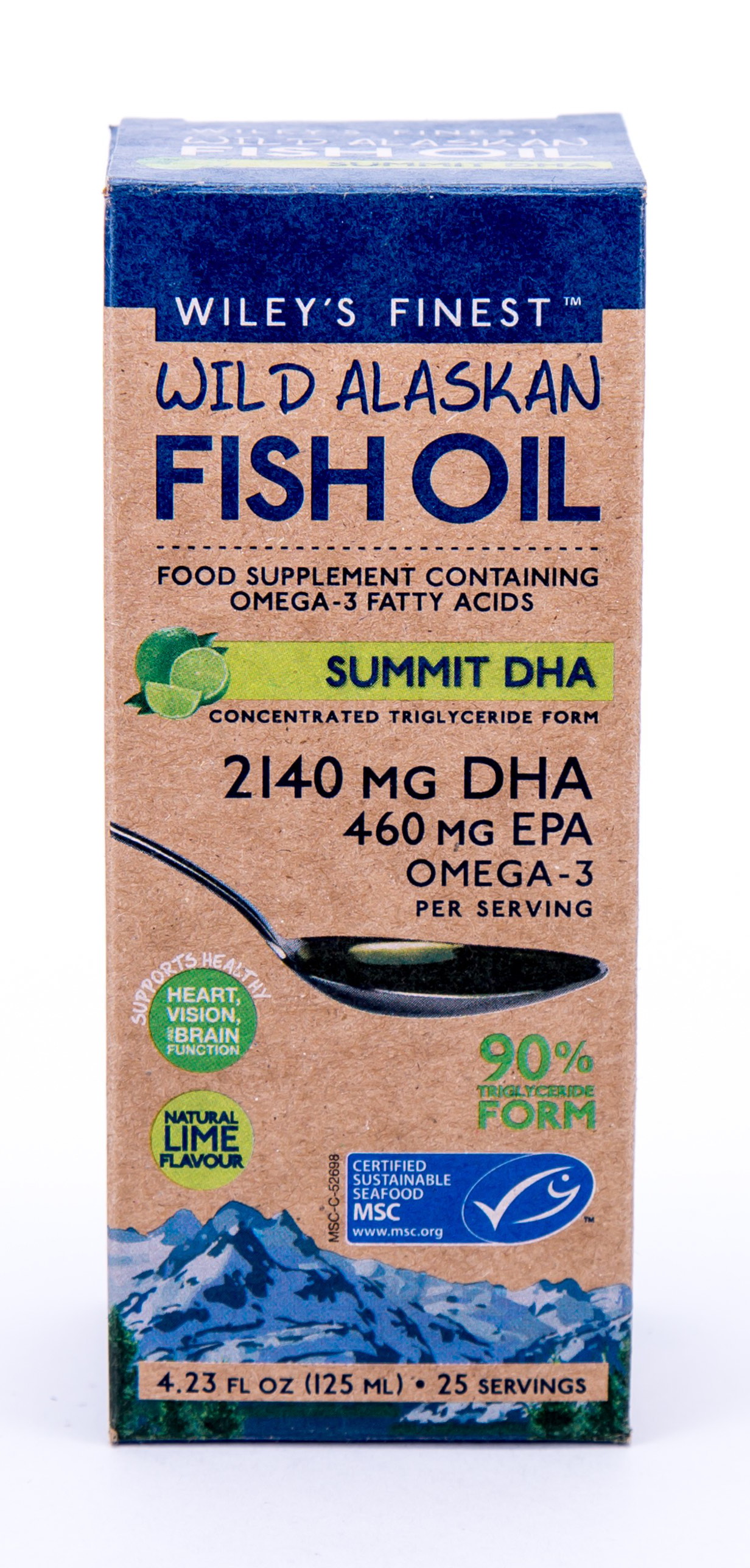 Wild Alaskan Fish Oil Summit DHA 125ml The Natural Dispensary