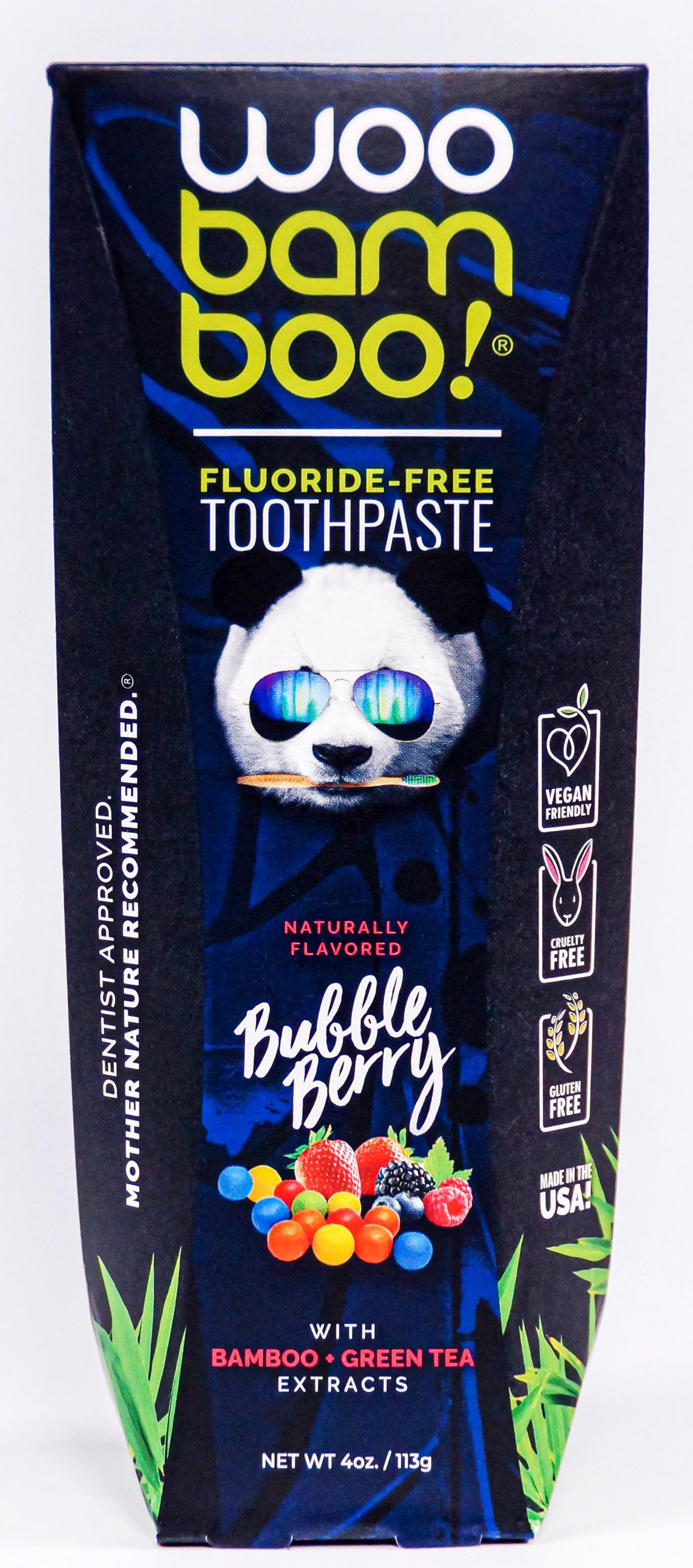 Fluoride-Free Toothpaste Bubble Berry  113g